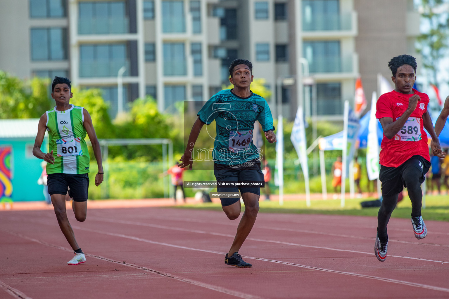 Day two of Inter School Athletics Championship 2023 was held at Hulhumale' Running Track at Hulhumale', Maldives on Sunday, 15th May 2023. Photos: Nausham Waheed / images.mv