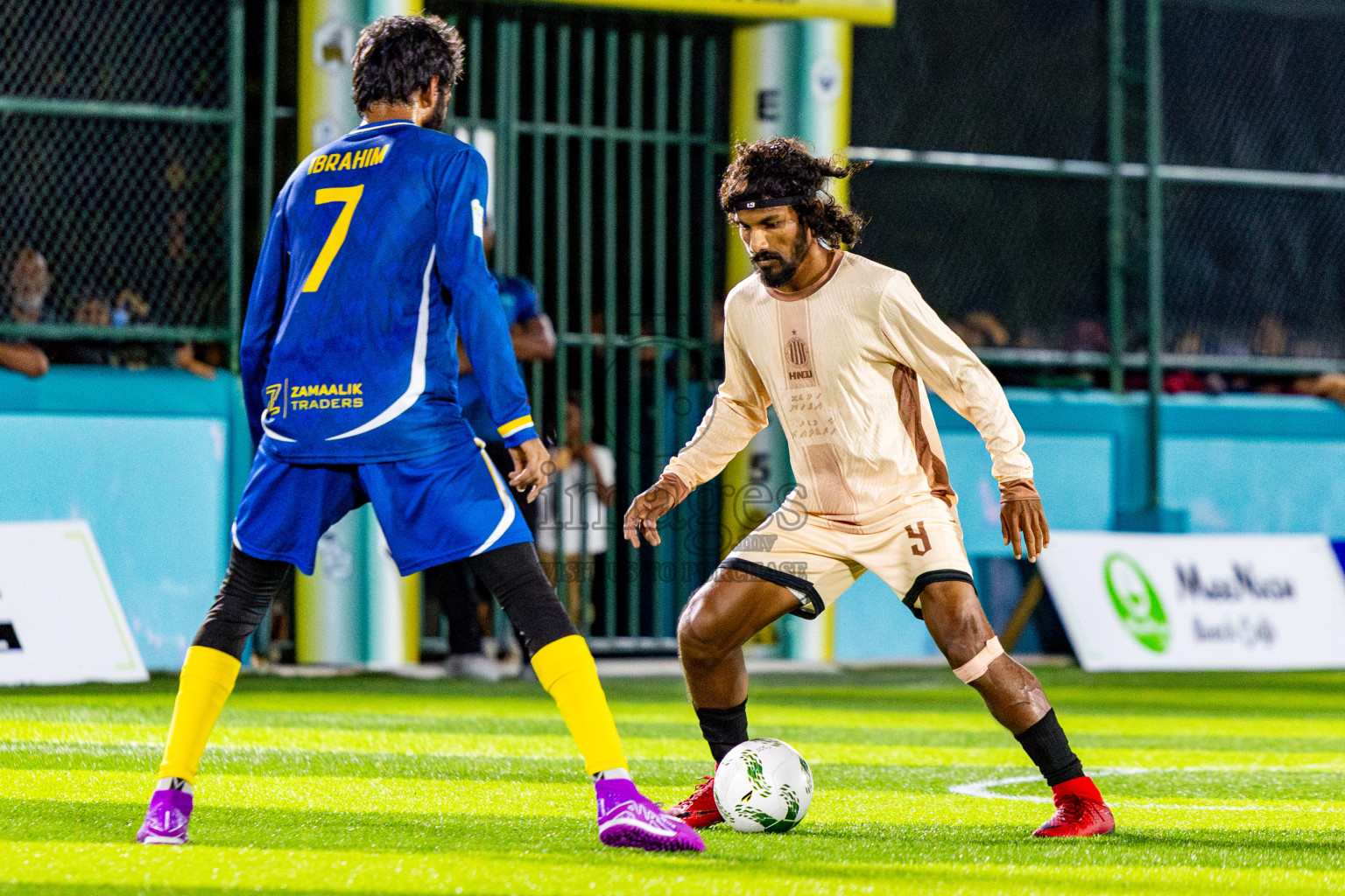 Dee Cee Jay SC vs Fools SC in Semi Finals of Laamehi Dhiggaru Ekuveri Futsal Challenge 2025 was held on Sunday, 27th July 2025, at Dhiggaru Futsal Ground, Dhiggaru, Maldives Photos: Nausham Waheed  / images.mv