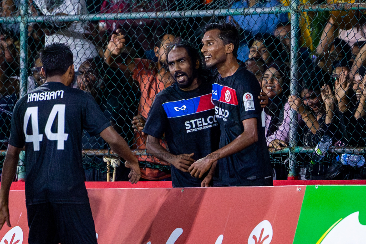 TEAM MACL vs STELCO RC in Quarter Finals of Club Maldives Cup 2024 held in Rehendi Futsal Ground, Hulhumale', Maldives on Wednesday, 9th October 2024. Photos: Nausham Waheed / images.mv