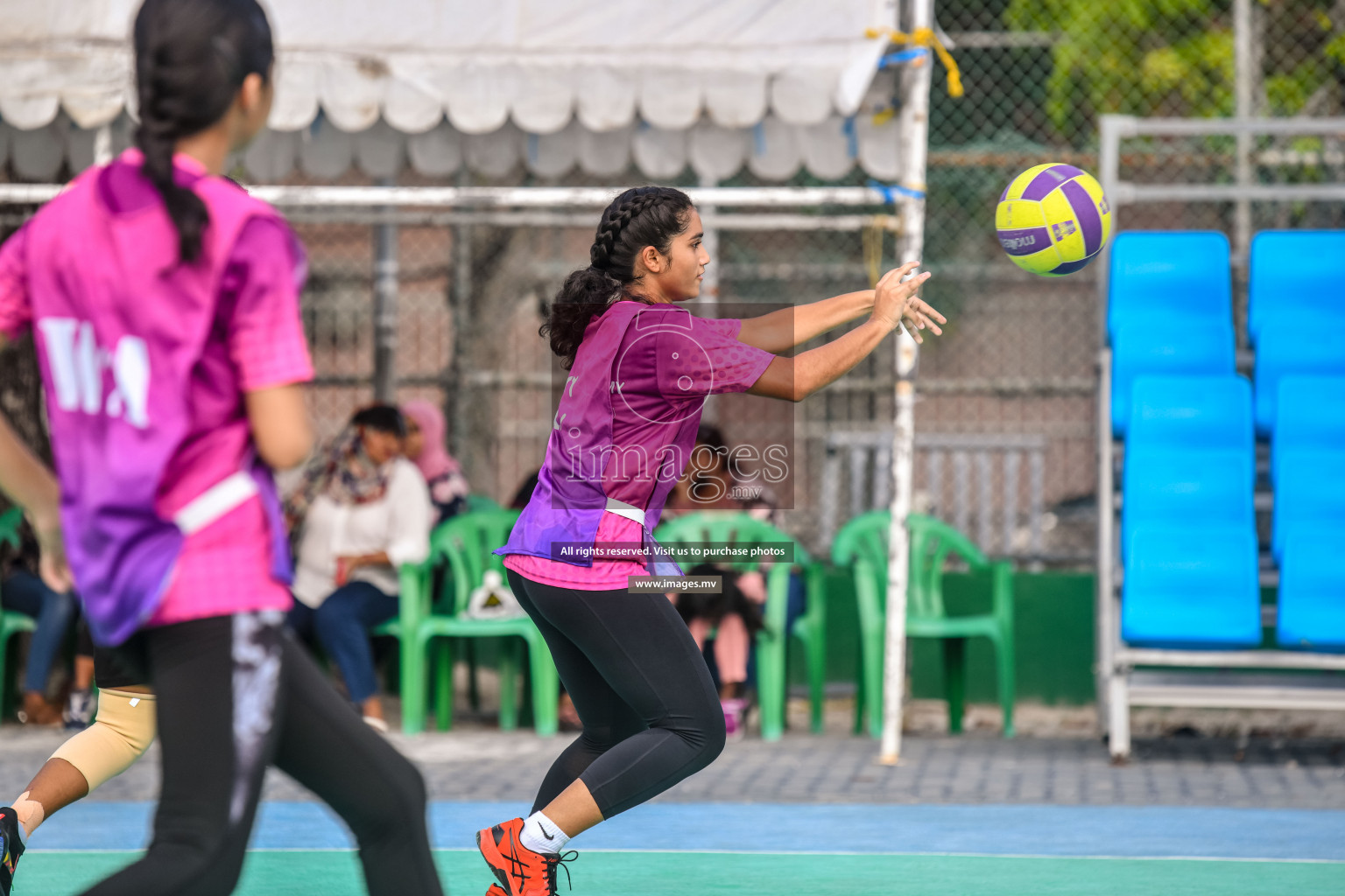 Day 13 of Junior Netball Championship 2022 held in Male', Maldives. Photos by Nausham Waheed