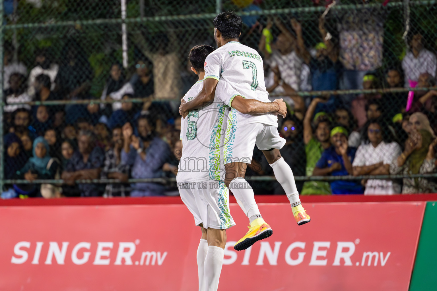 WAMCO vs STELCO in Semi Finals of Club Maldives Cup 2024 held in Rehendi Futsal Ground, Hulhumale', Maldives on Monday, 14th October 2024. Photos: Ismail Thoriq / images.mv