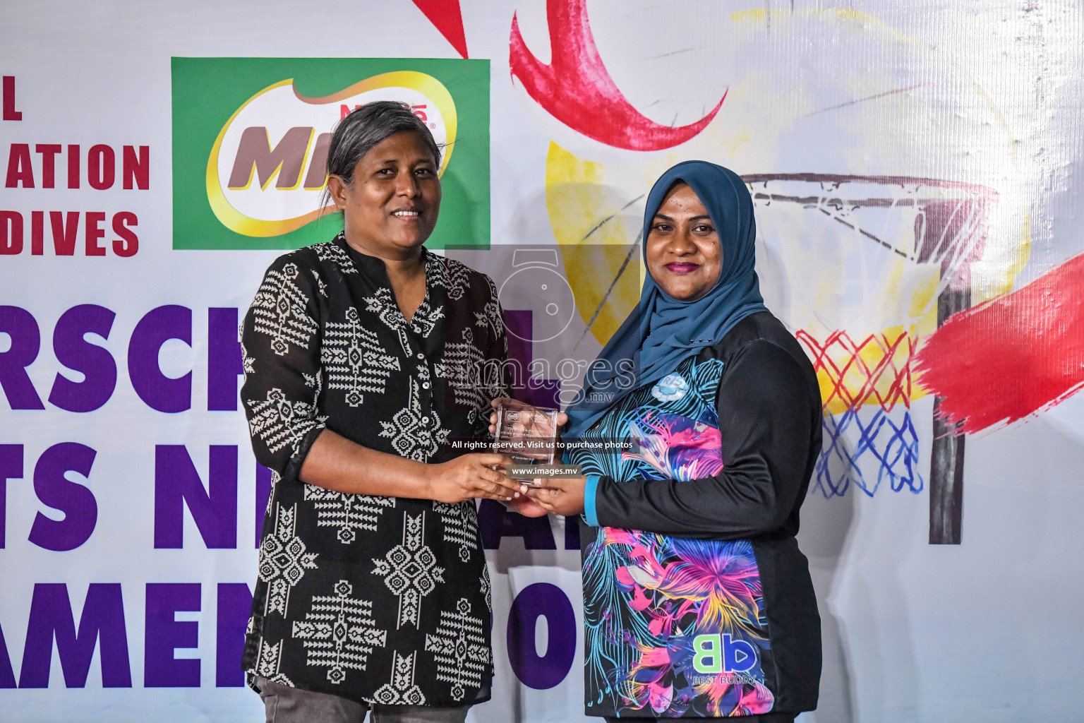 Final of Inter-School Parents Netball Tournament was held in Male', Maldives on 4th December 2022. Photos: Nausham Waheed / images.mv