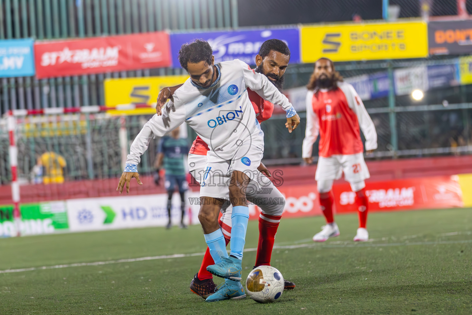 Sh Feydhoo vs N Kendhikulhudhoo on Day 37 of Golden Futsal Challenge 2024 was held on Thursday, 22nd February 2024, in Hulhumale', Maldives
Photos: Ismail Thoriq / images.mv