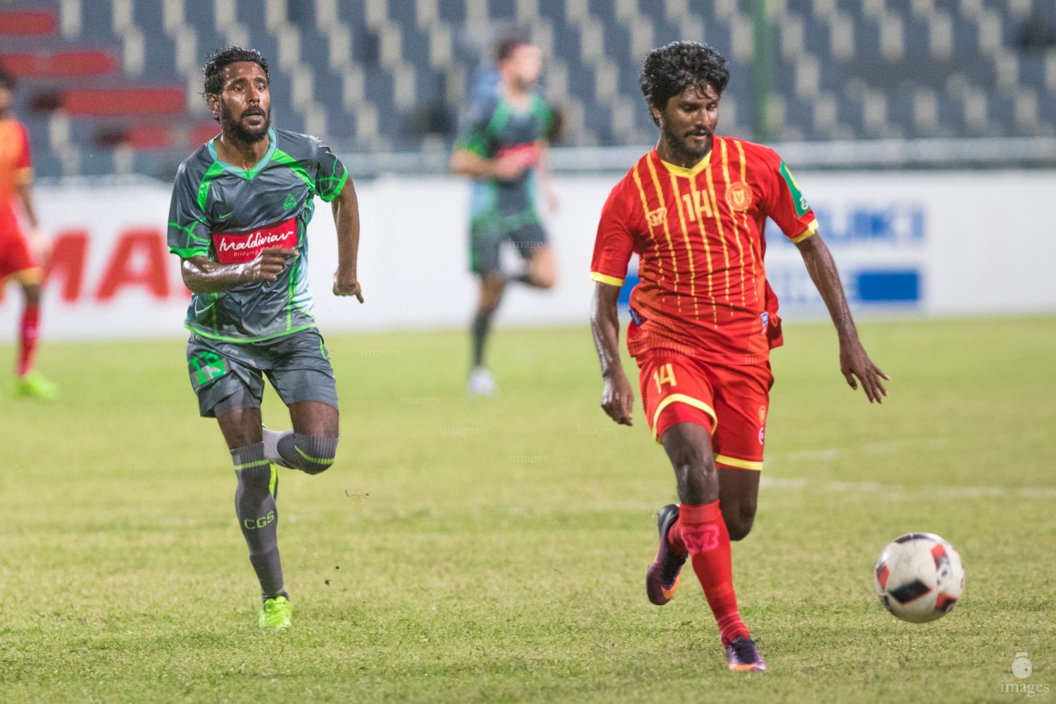 Victory Sports Club vs Greenstreet  in the second round of STO Male League. Male , Maldives. Tuesday 4 July 2017. (Images.mv Photo/ Abdulla Abeedh).