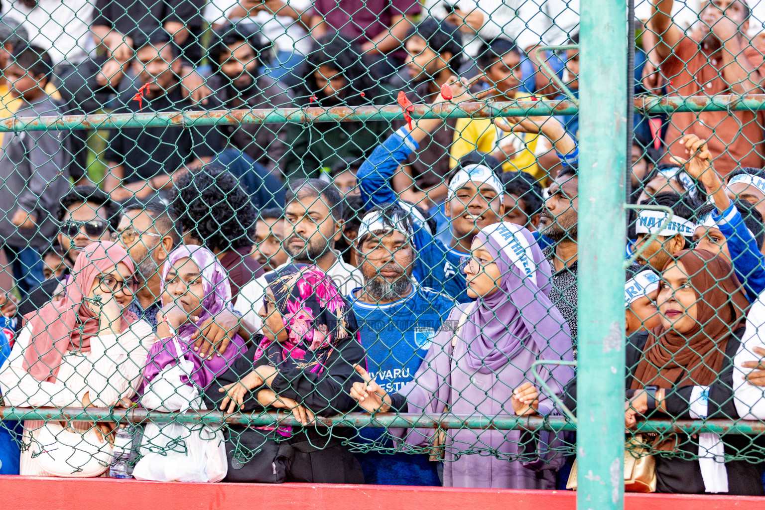 AA. Mathiveri VS AA. Thoddoo in Atoll Round Final on Day 20 of Golden Futsal Challenge 2025 was held on Friday, 24 January 2025, in Hulhumale', Maldives. 
Photos: Hassan Simah / images.mv