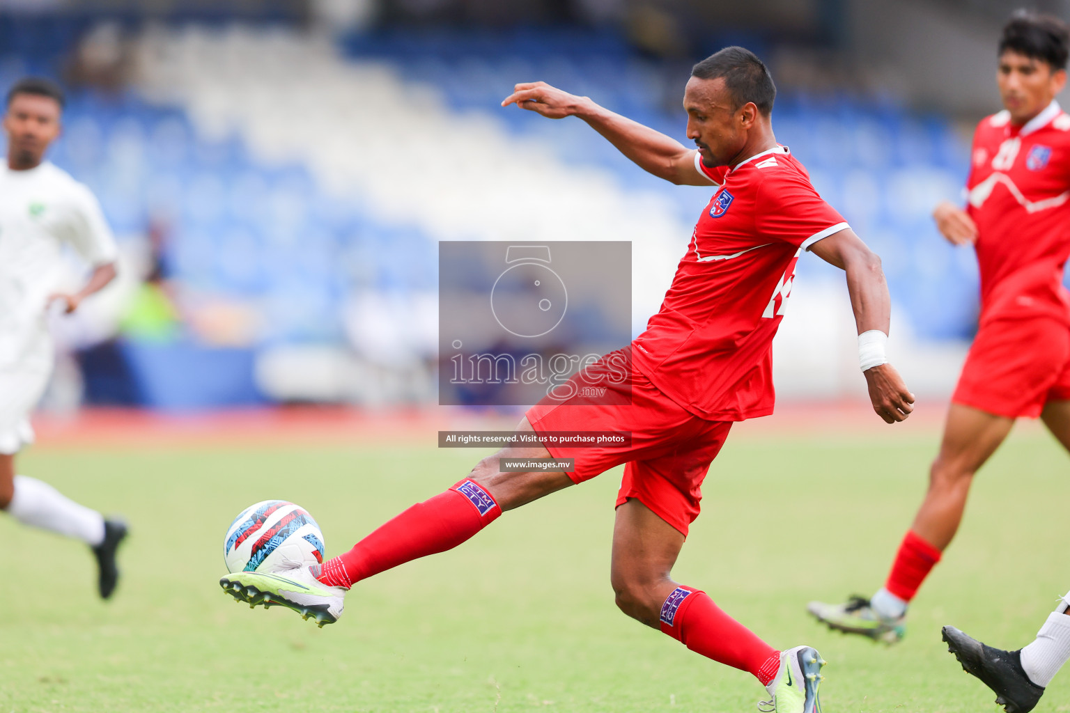 Nepal vs Pakistan in SAFF Championship 2023 held in Sree Kanteerava Stadium, Bengaluru, India, on Tuesday, 27th June 2023. Photos: Nausham Waheed, Hassan Simah / images.mv