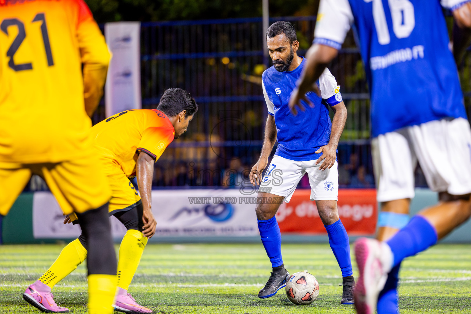 Hithaadhoo vs Thulhaadhoo in Day 5 of Better in Baa Futsal Fiesta 2025 Men's division held in B. Eydhafushi, Maldives on Sunday, 9th November 2025. Photos: Nausham Waheed / images.mv