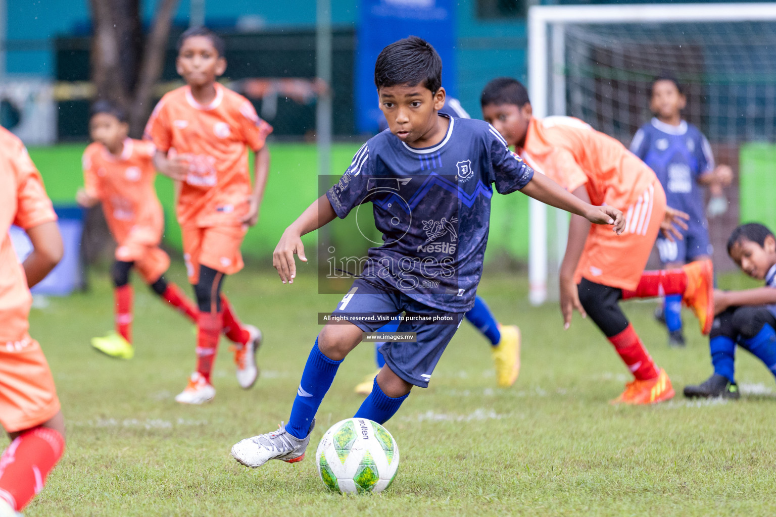 Day 2 of Nestle kids football fiesta, held in Henveyru Football Stadium, Male', Maldives on Thursday, 12th October 2023 Photos: Nausham Waheed/ Shuu Abdul Sattar Images.mv