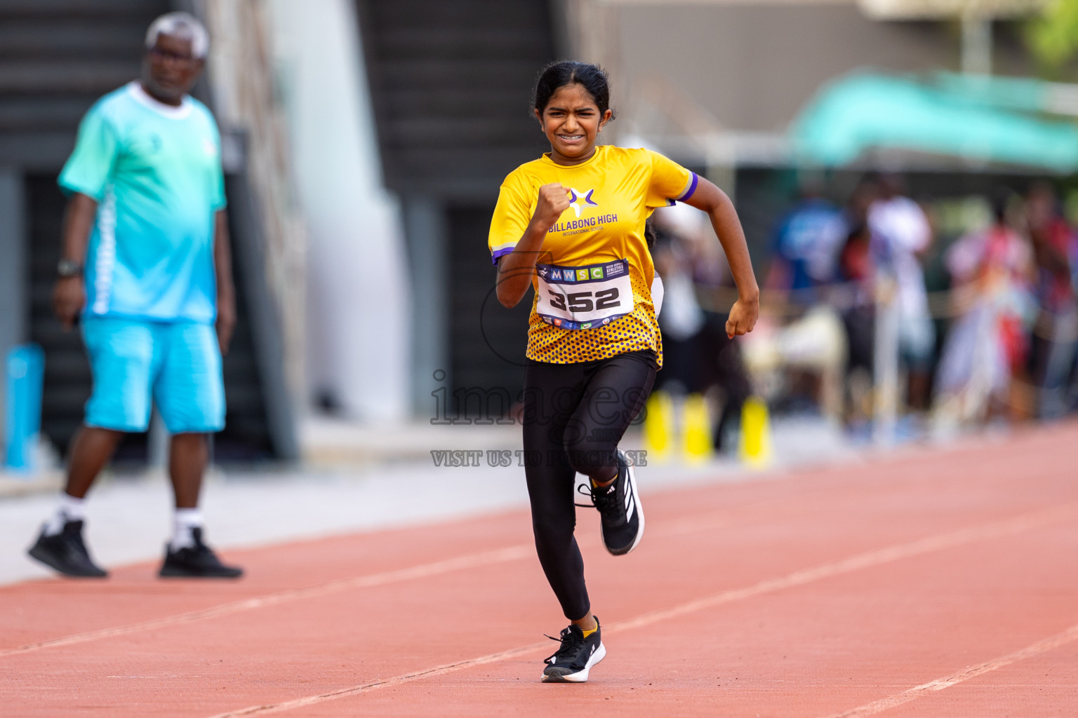 Day 2 of MWSC Interschool Athletics Championships 2024 held in Hulhumale Running Track, Hulhumale, Maldives on Sunday, 10th November 2024. Photos by: Ismail Thoriq / Images.mv