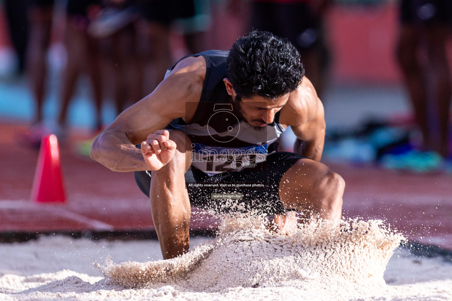 Day 2 of National Athletics Championship 2023 was held in Ekuveni Track at Male', Maldives on Saturday, 25th November 2023. Photos: Nausham Waheed / images.mv