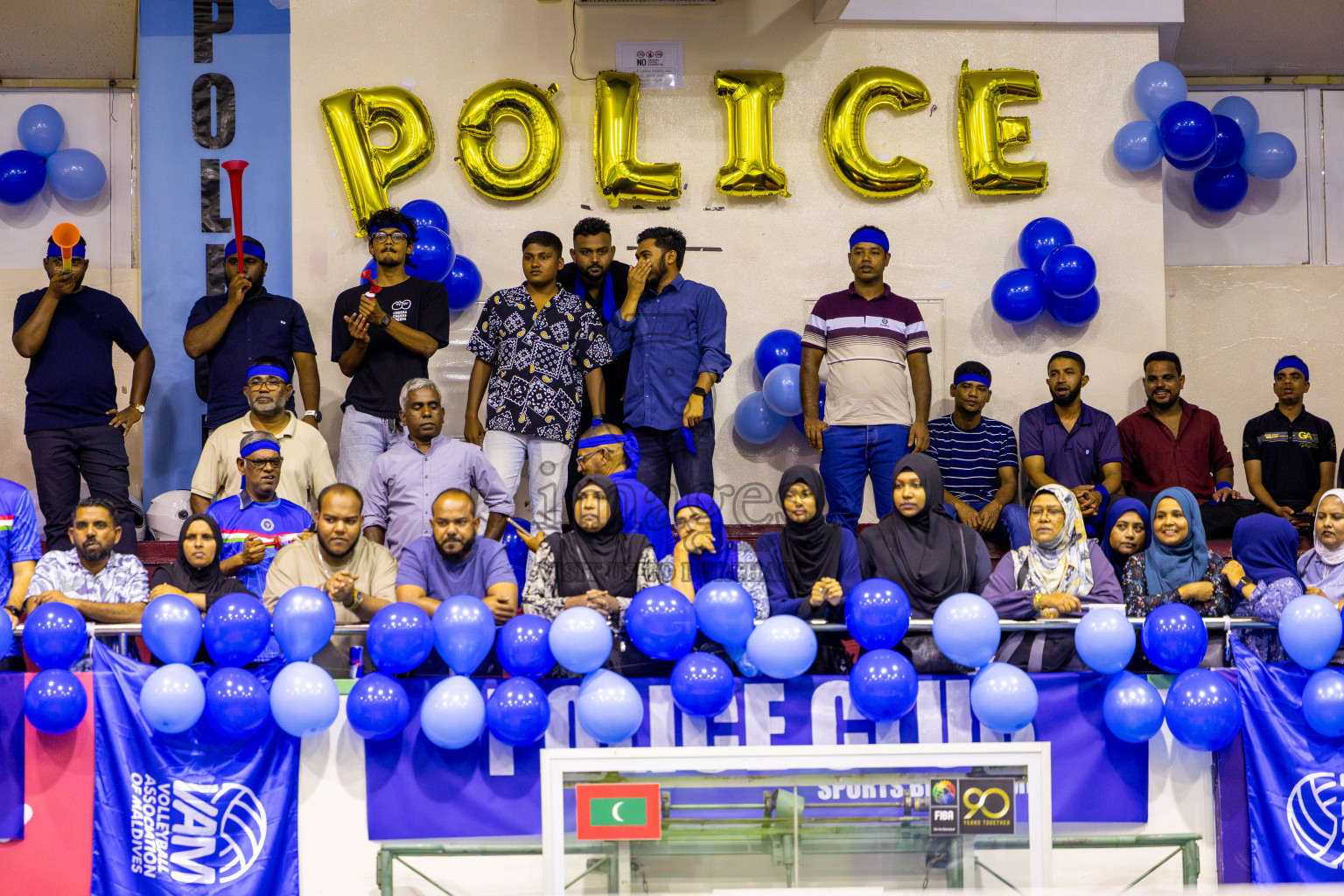 Police Club vs Club Wamco in the Final of Women's Division of National Volleyball Championship 2025 held in Male', Maldives on Sunday, 4th May 2025 at Social Center Indoor Hall Photos By: Nausham Waheed / images.mv