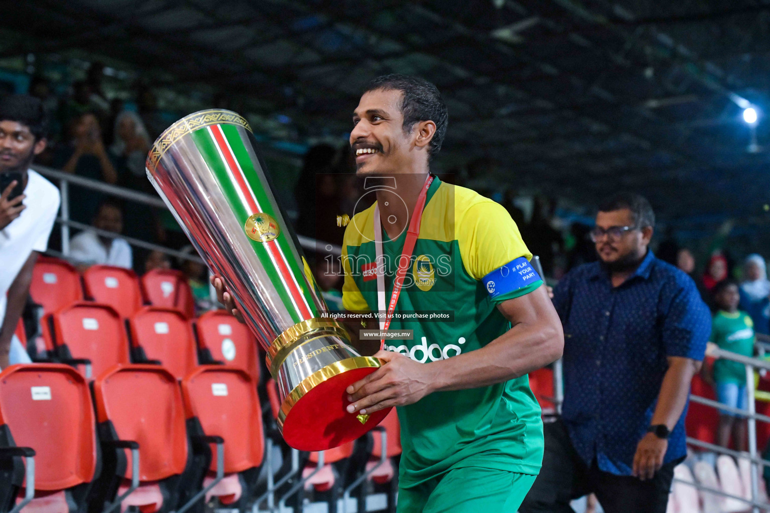 President's Cup 2023 Final - Maziya Sports & Recreation vs Club Eagles, held in National Football Stadium, Male', Maldives  Photos: Nausham Waheed/ Images.mv