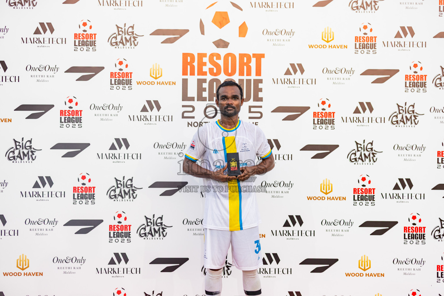 Oblu Sangli vs Joy Island in Resort League 2025 (North Male Zone) day 4 was held on Saturday, 6th September 2025 in One And Only Reethi Rah Maldives Resort, Photos: Areef Adam / images.mv