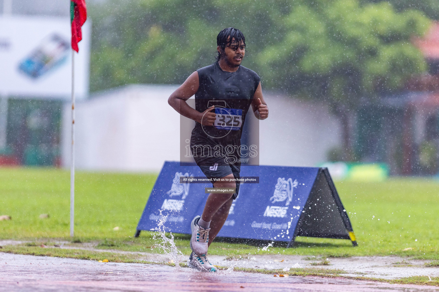 Day 2 of National Athletics Championship 2023 was held in Ekuveni Track at Male', Maldives on Friday, 24th November 2023. Photos: Nausham Waheed / images.mv