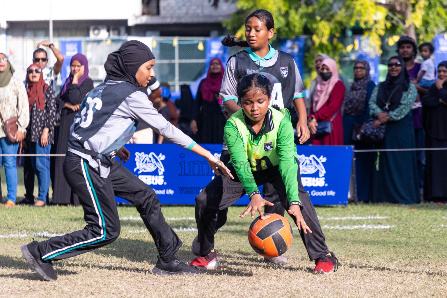 Day 3 of Nestle' Kids Netball Fiesta 2023 held in Henveyru Stadium, Male', Maldives on Saturday, 2nd December 2023. Photos by Nausham Waheed / Images.mv