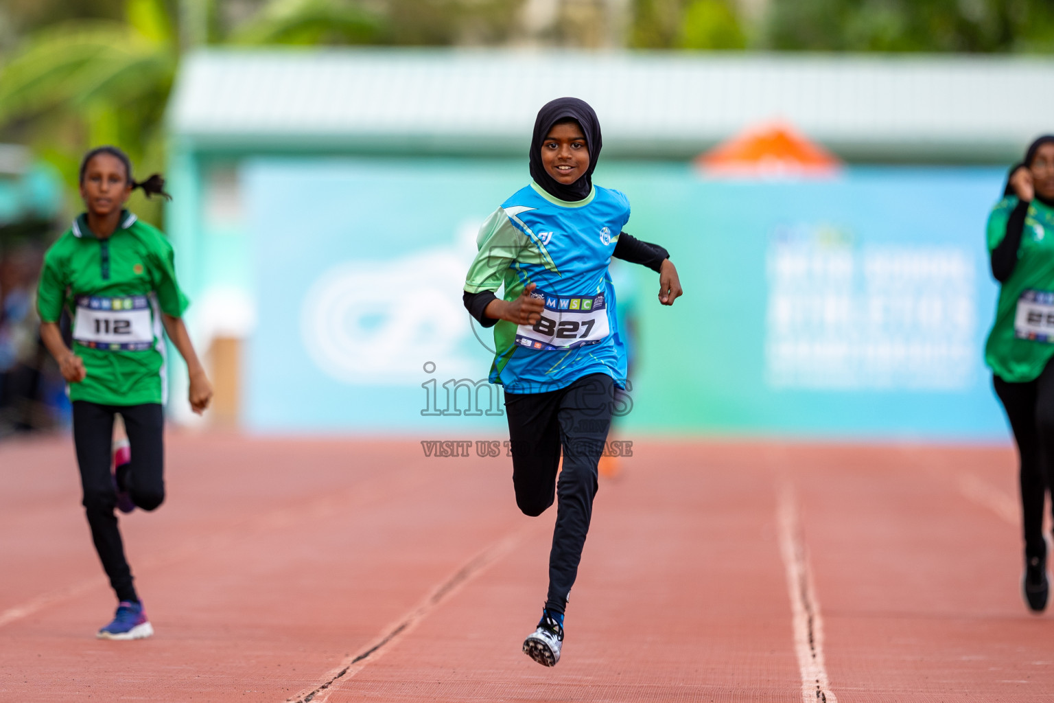 Day 2 of MWSC Interschool Athletics Championships 2024 held in Hulhumale Running Track, Hulhumale, Maldives on Sunday, 10th November 2024. Photos by: Ismail Thoriq / Images.mv