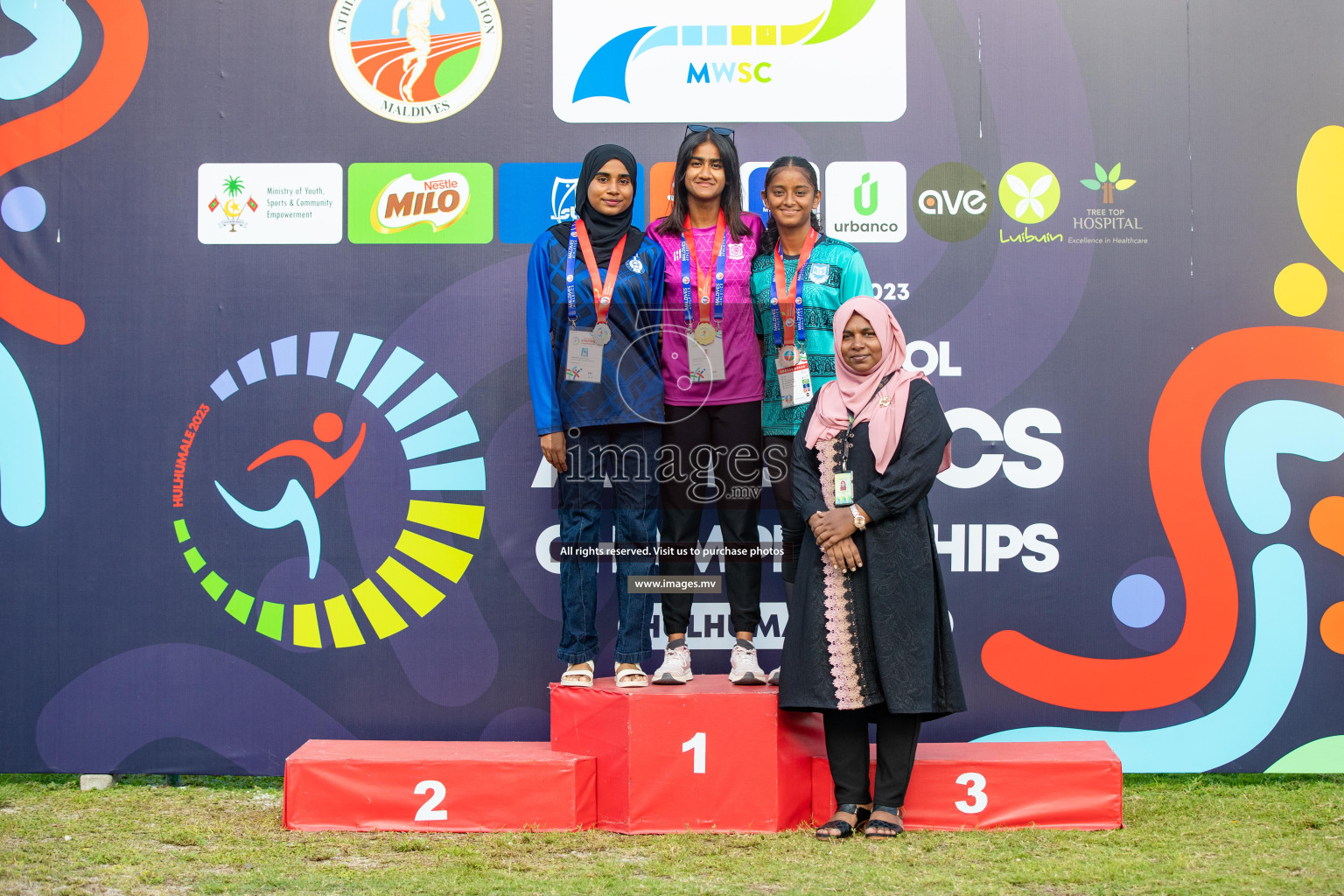 Day five of Inter School Athletics Championship 2023 was held at Hulhumale' Running Track at Hulhumale', Maldives on Wednesday, 18th May 2023. Photos: Nausham Waheed / images.mv