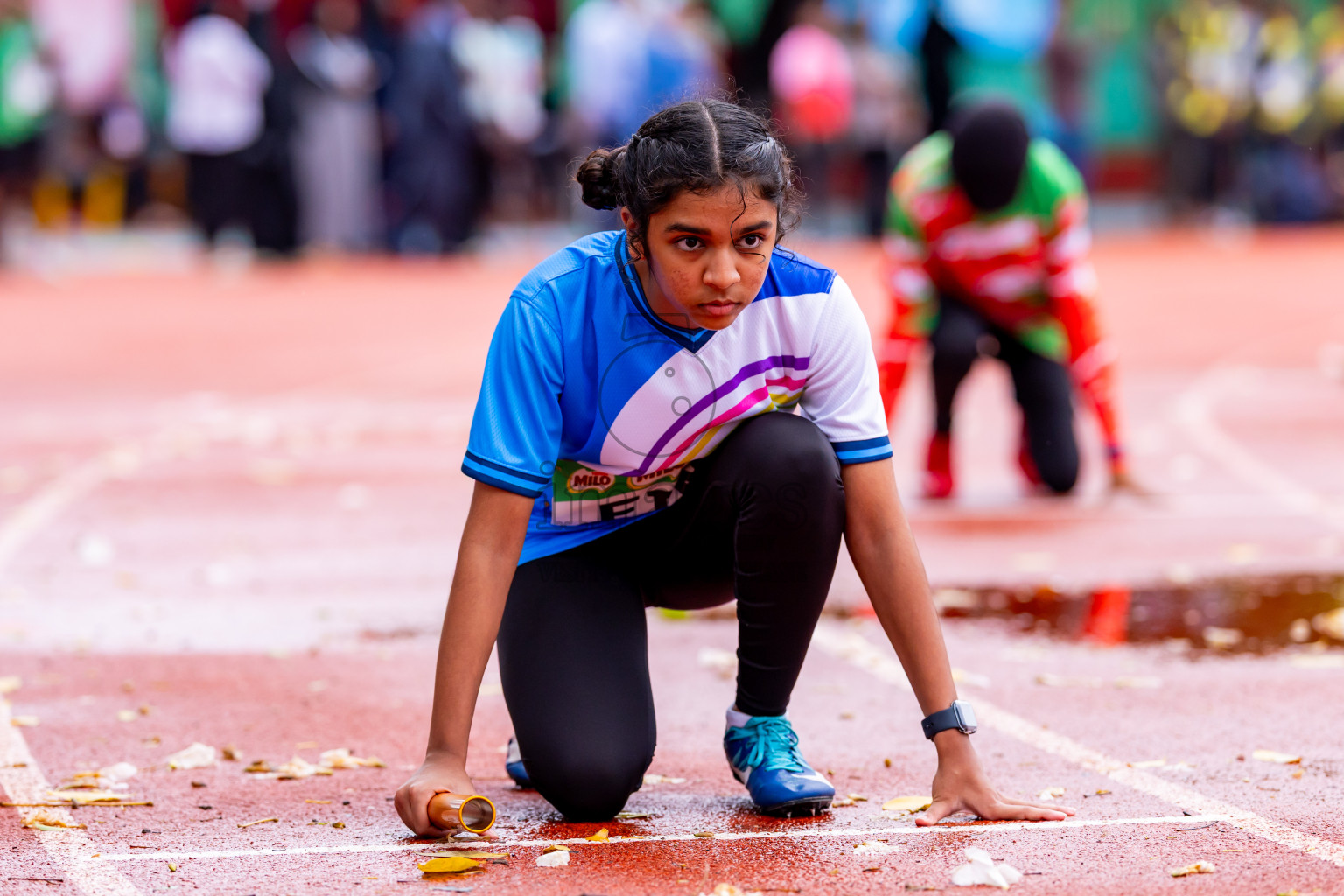 Day 6 of Inter-school Athletics Championship 2025 held in Ekuveni Synthetic Track, Male', Maldives on Sunday, 12th October 2025. Photos by: Nausham Waheed / Images.mv