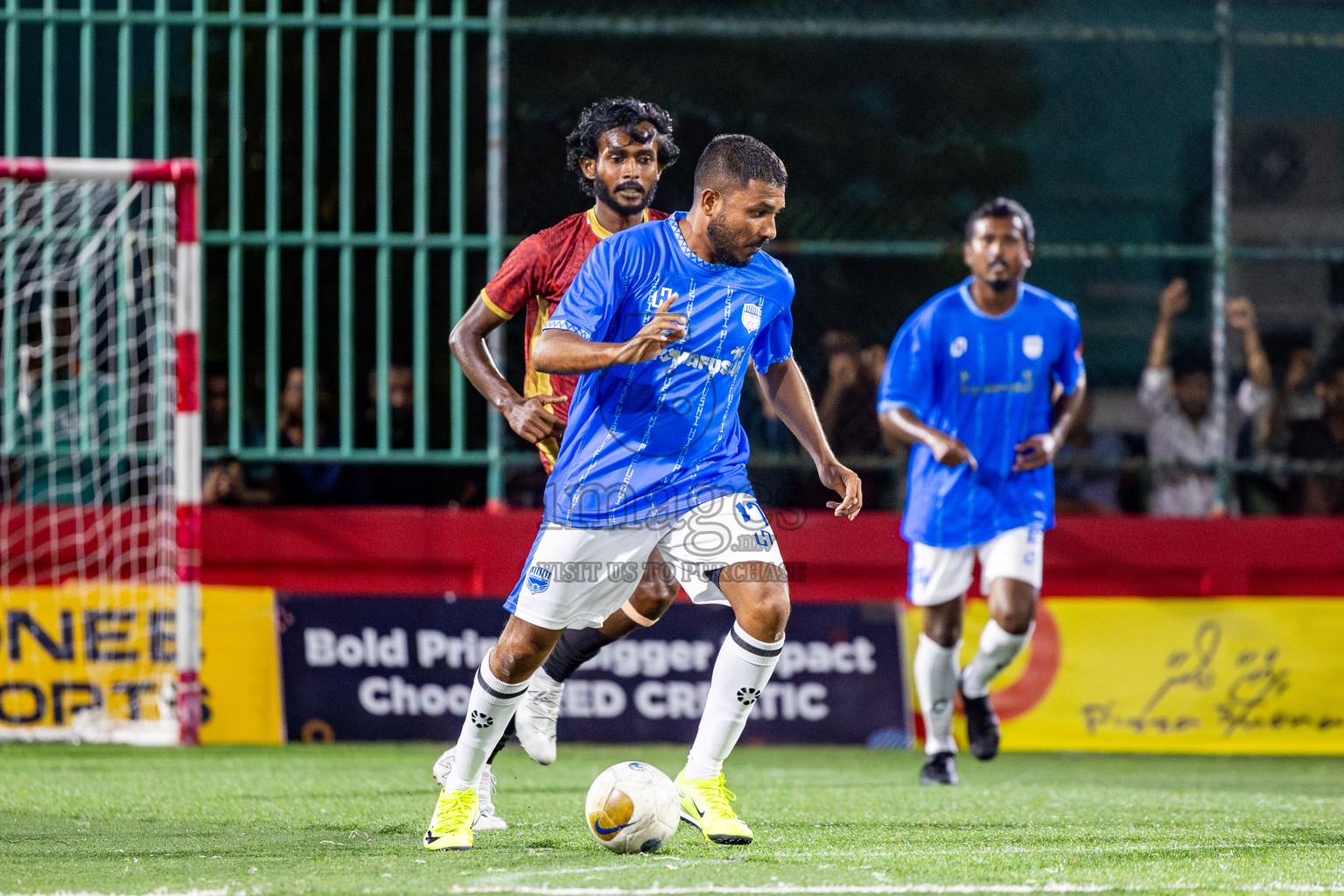 K Himmafushi vs K Maafushi on Day 18 of Golden Futsal Challenge 2025 was held on Thursday, 23rd January 2025, in Hulhumale', Maldives. Photos: Nausham Waheed / images.mv