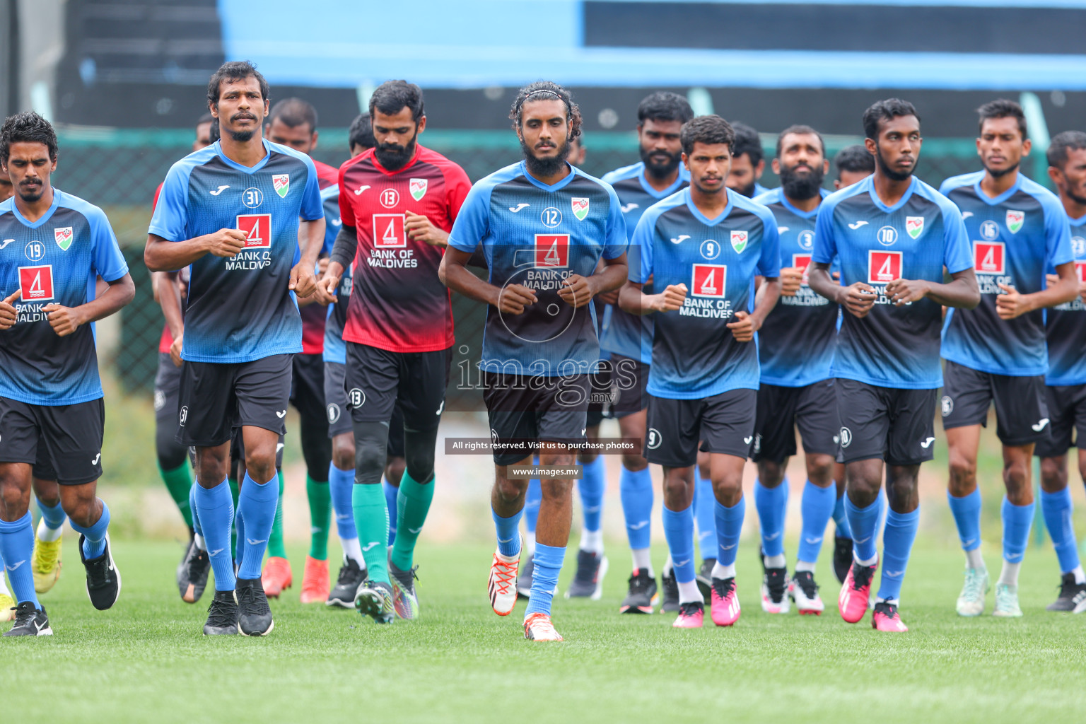 Maldives Practice Sessions on 26 June 2023 before their match in Bangabandhu SAFF Championship 2023 held in Bengaluru Football Ground