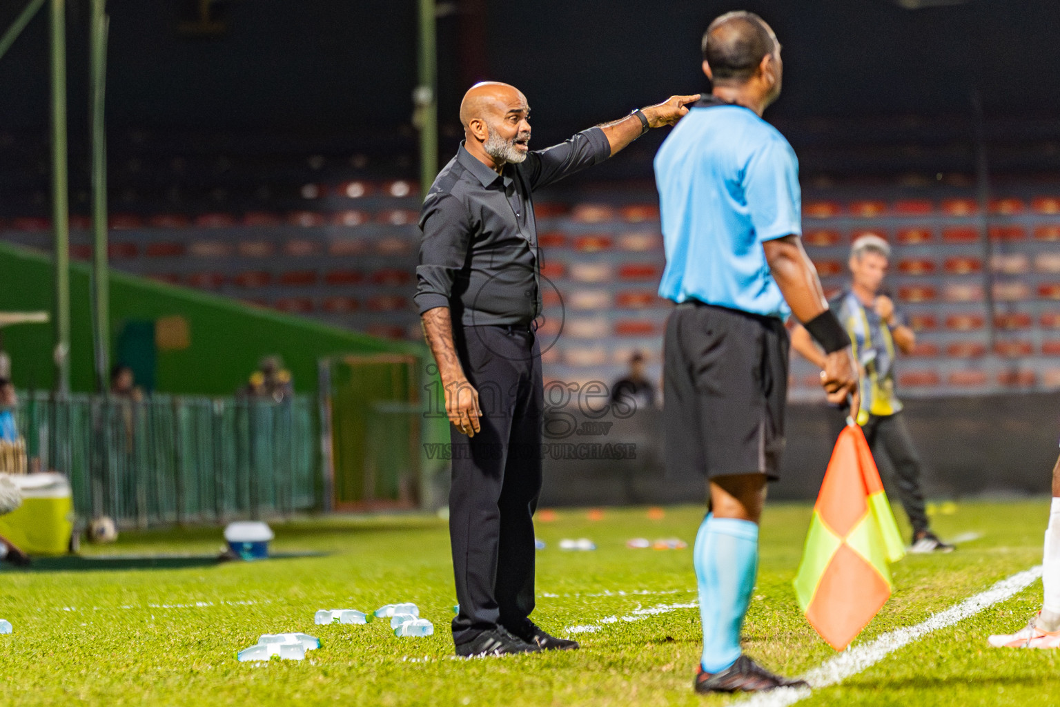 Maziya Sports And Recreation vs Buru Sports Club in Dhivehi Premier League 2025/26 held in National Football Stadium, Male', Maldives on Tuesday, 30th September 2025. Photos: Areef Adam / Images.mv