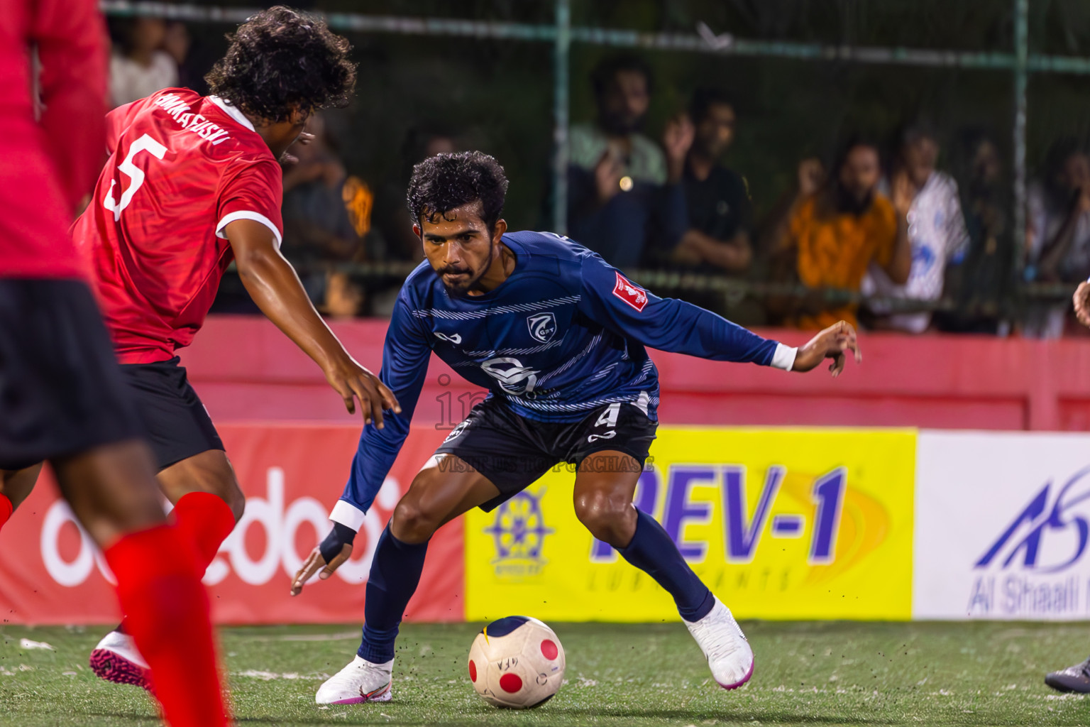 K Gaafaru vs K Himmafushi in Day 22 of Golden Futsal Challenge 2024 was held on Monday , 5th February 2024 in Hulhumale', Maldives
Photos: Ismail Thoriq / images.mv