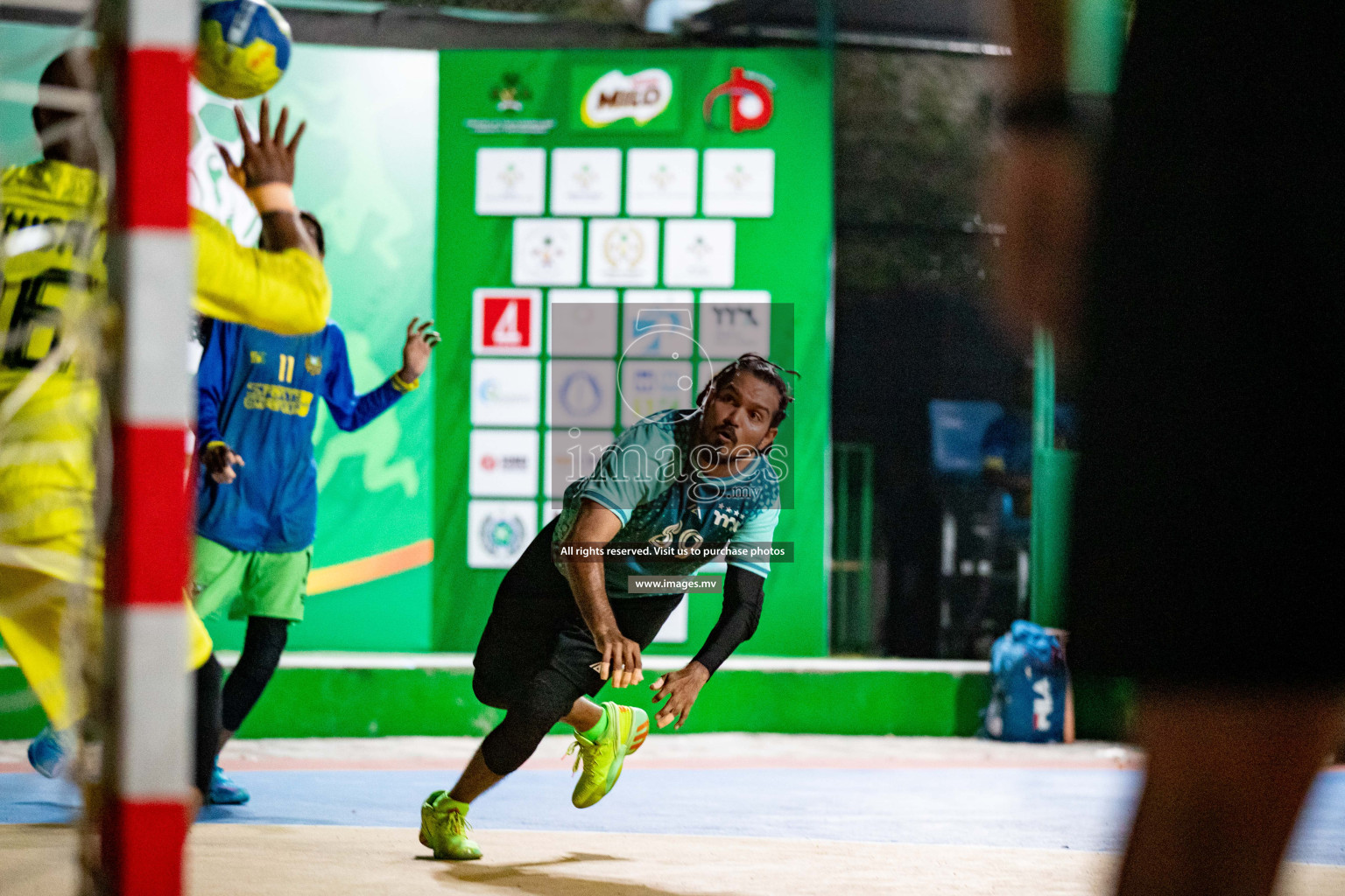 Day 8 of 7th Inter-Office/Company Handball Tournament 2023, held in Handball ground, Male', Maldives on Friday, 23rd September 2023 Photos: Hassan Simah/ Images.mv