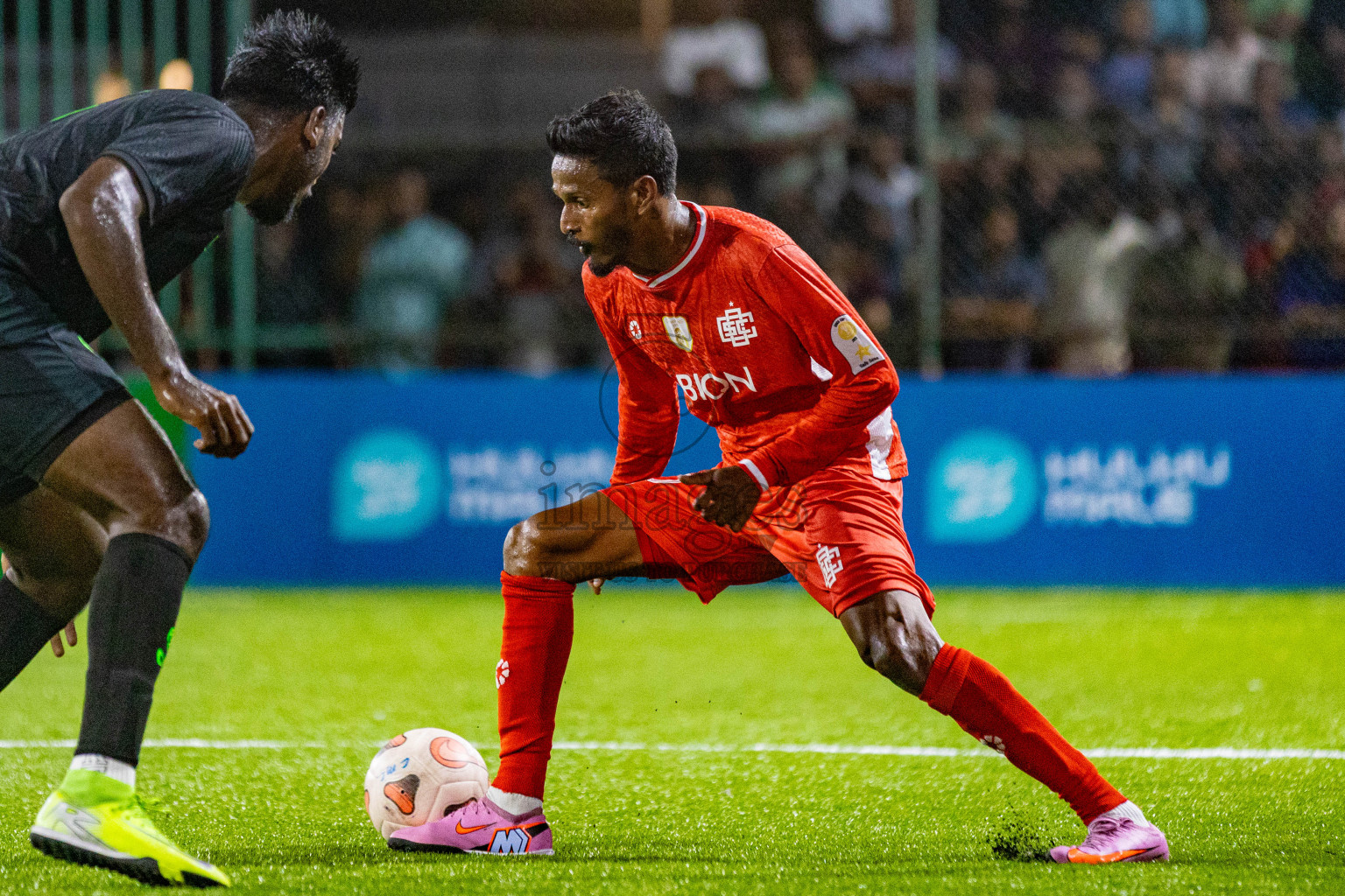 Road Recreation Club vs Club Combination SC Eydhafushi in Kings Cup Final of Club Maldives 2025 was held in Rehendhi Futsal Ground, Hulhumale', Maldives on Tuesday, 9th September 2025. Photos: Areef Adam / images.mv