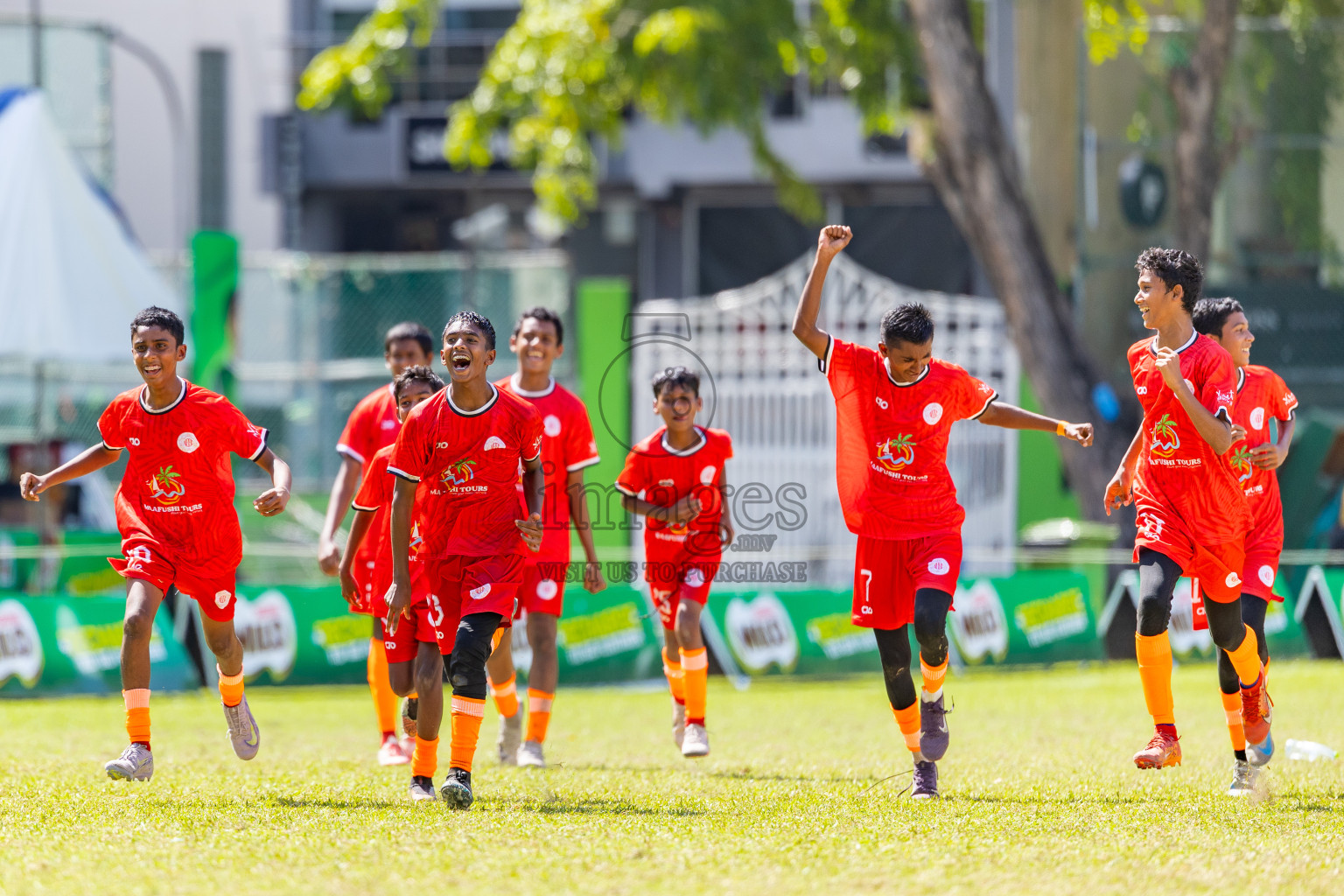 Day 5 of MILO Academy Championship 2025 (U14) was held on Monday, 3rd November 2025 at Henveiru Football Grounds, Male', Maldives . 

Photos: Mohamed Mahfooz Moosa / images.mv