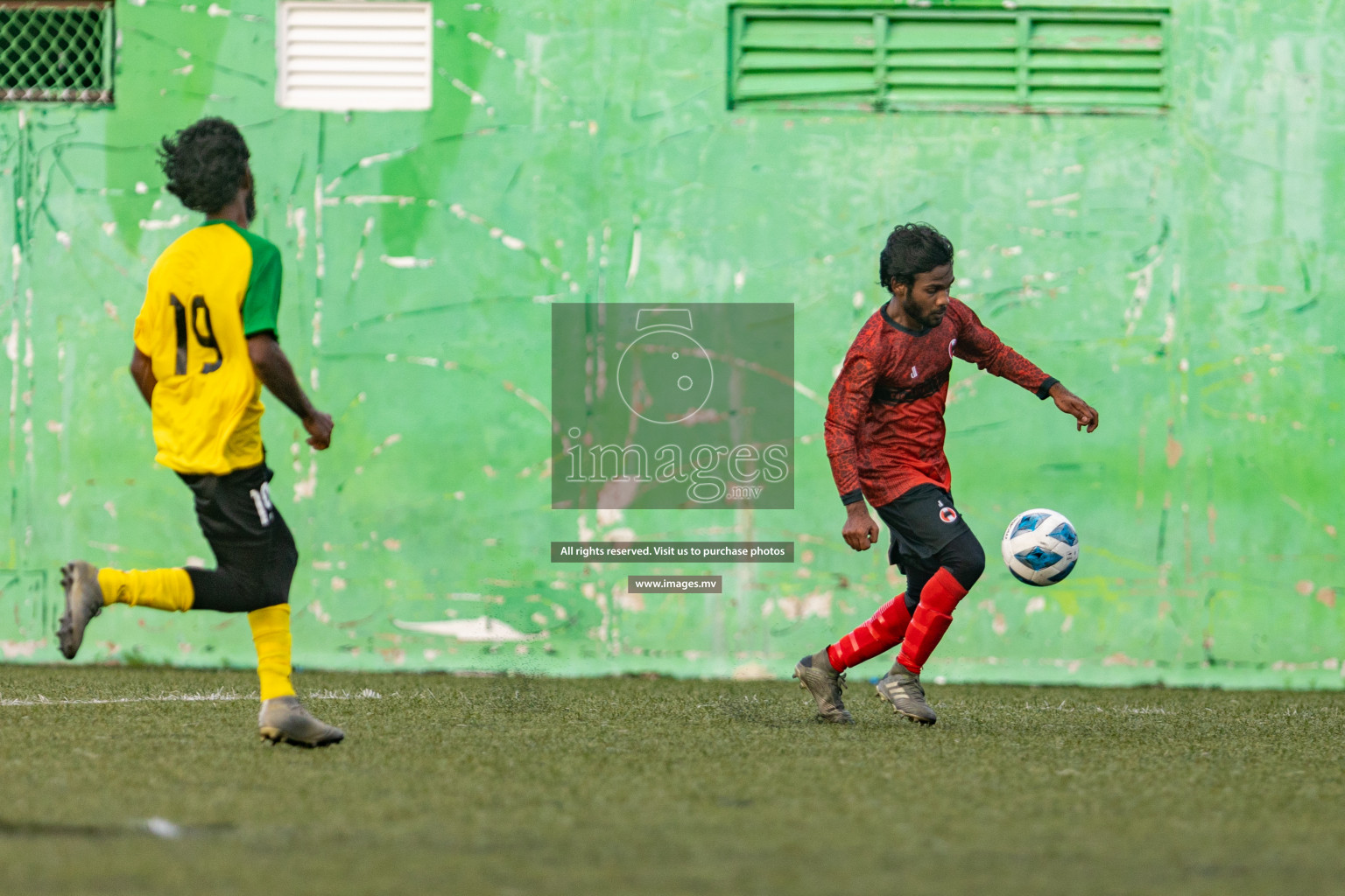 Little Town Sports vs  Lorenzo Sports Club in the 2nd Division 2022 on 16th July 2022, held in National Football Stadium, Male', Maldives Photos: Hassan Simah / Images.mv