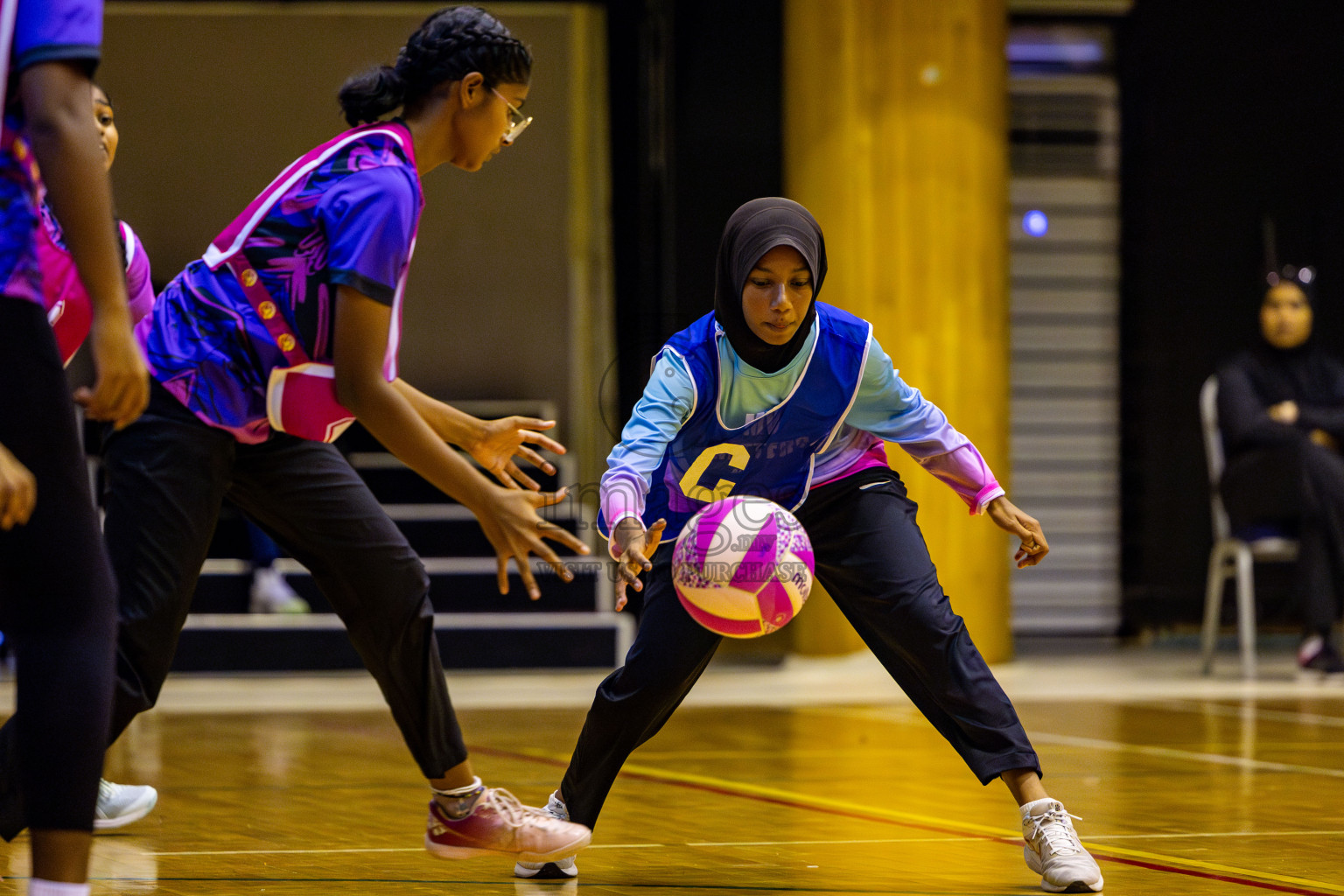MV Netters Acadamy vs N Sports Academy in Day 2 of 3rd Junior Championship - Netball association of Maldives, held at Social Center on Monday 20th January 2025 . Photos by Nausham Waheed