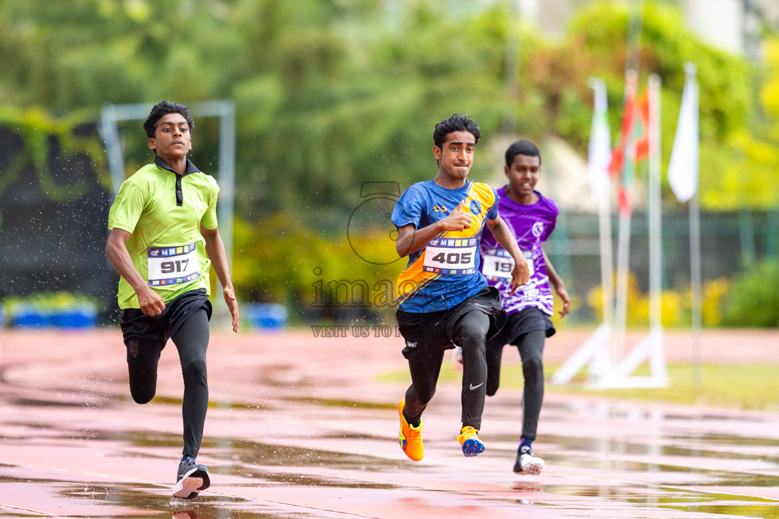 Day 1 of MWSC Interschool Athletics Championships 2024 held in Hulhumale Running Track, Hulhumale, Maldives on Saturday, 9th November 2024. 
Photos by: Ismail Thoriq / images.mv