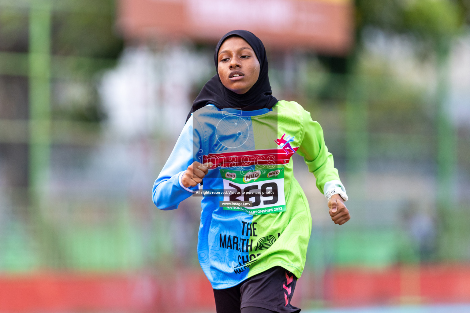 Day 2 of National Athletics Championship 2023 was held in Ekuveni Track at Male', Maldives on Friday, 24th November 2023. Photos: Nausham Waheed / images.mv