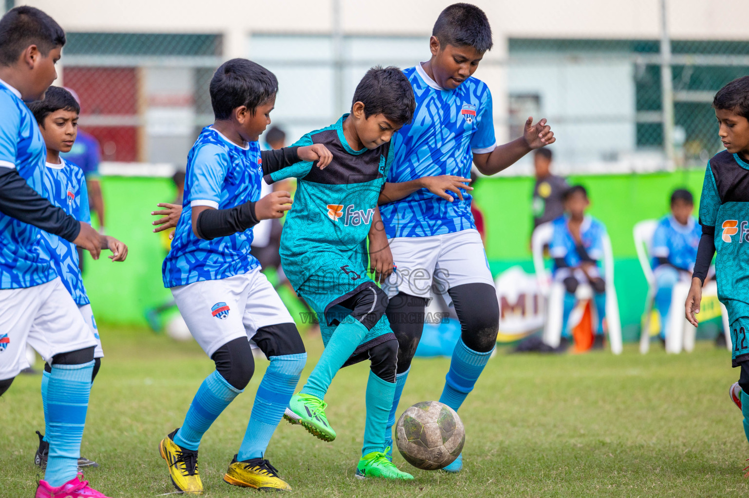 Day 1 of MILO Academy Championship 2024 - U12 was held at Henveiru Grounds in Male', Maldives on Thursday, 4th July 2024. Photos: Shuu Abdul Sattar / images.mv