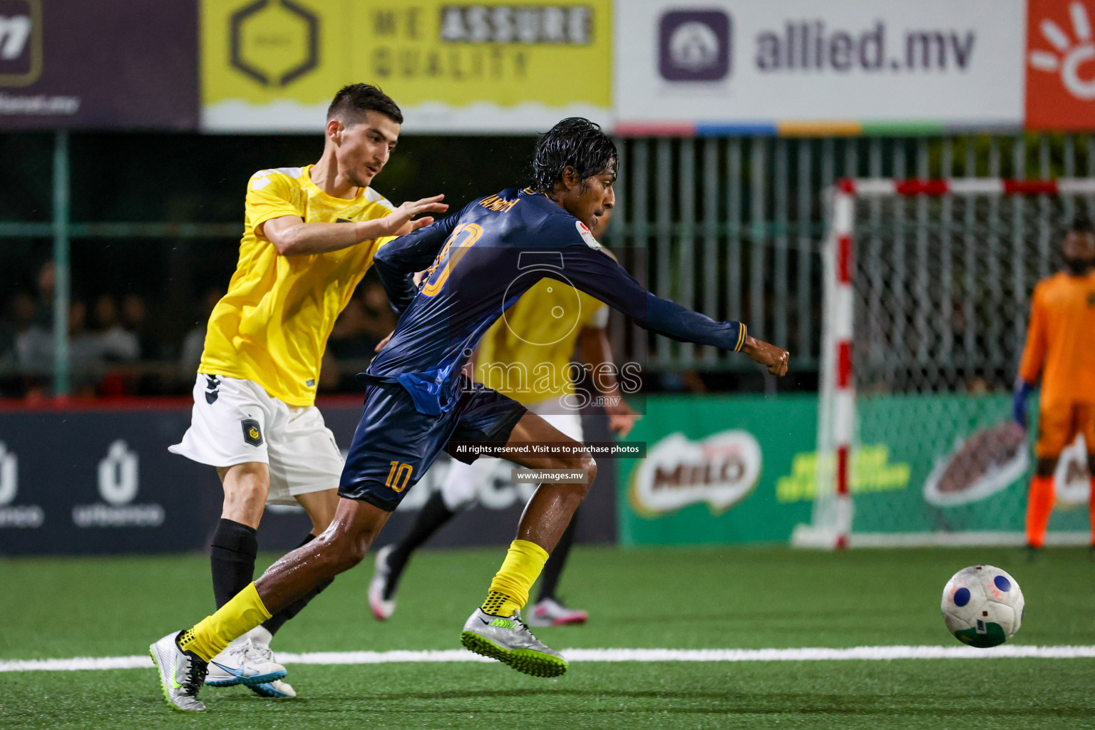 RRC vs Customs RC in Club Maldives Cup 2023 held in Hulhumale, Maldives, on Tuesday, 18th July 2023 Photos: Hassan Simah / images.mv