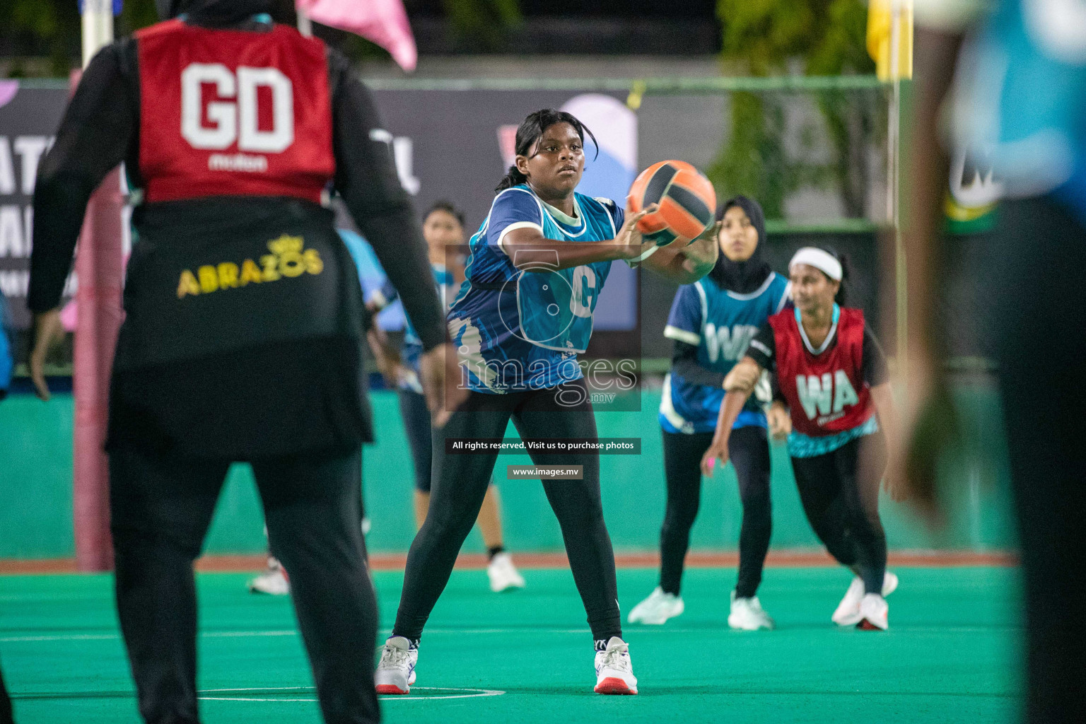 Day 1 of 20th Milo National Netball Tournament 2023, held in Synthetic Netball Court, Male', Maldives on 29th May 2023 Photos: Nausham Waheed/ Images.mv