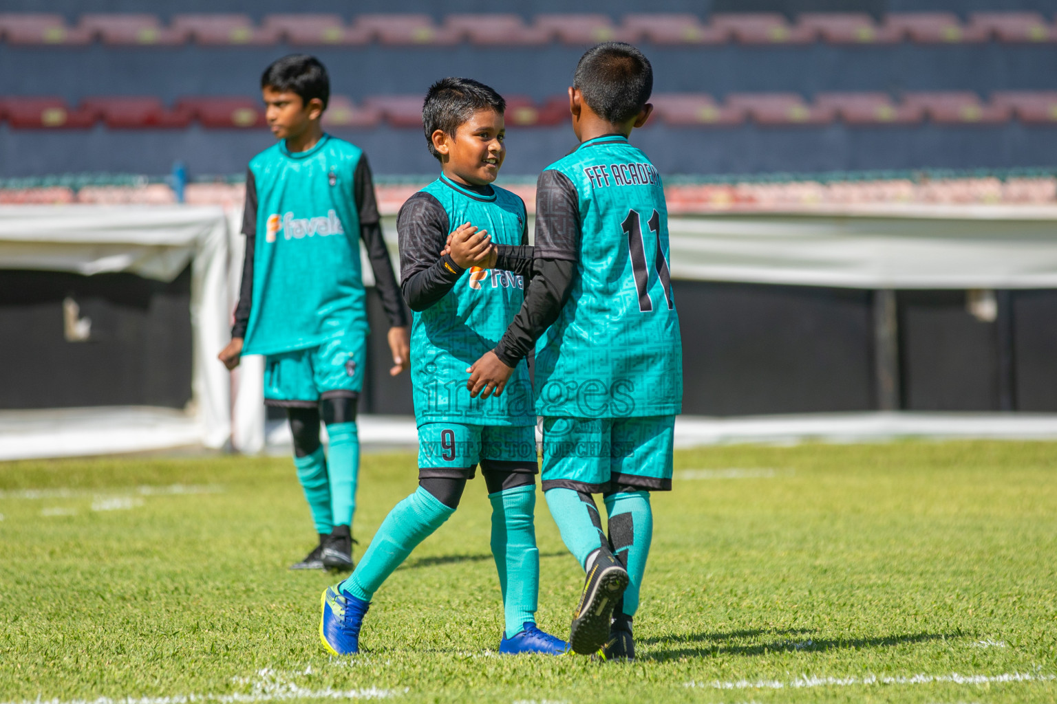 Day 1 of Under 10 MILO Academy Championship 2024 was held at National Stadium in Male', Maldives on Friday, 26th April 2024. Photos: Mohamed Mahfooz Moosa / images.mv