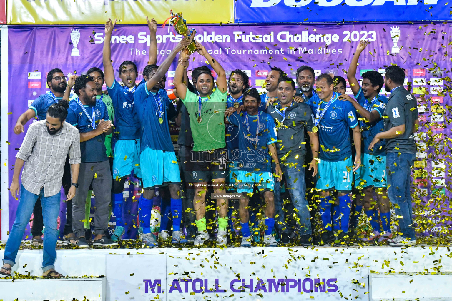 Matchday 21 of Golden Futsal Challenge 2023 on 25 February 2023 in Hulhumale, Male, Maldives