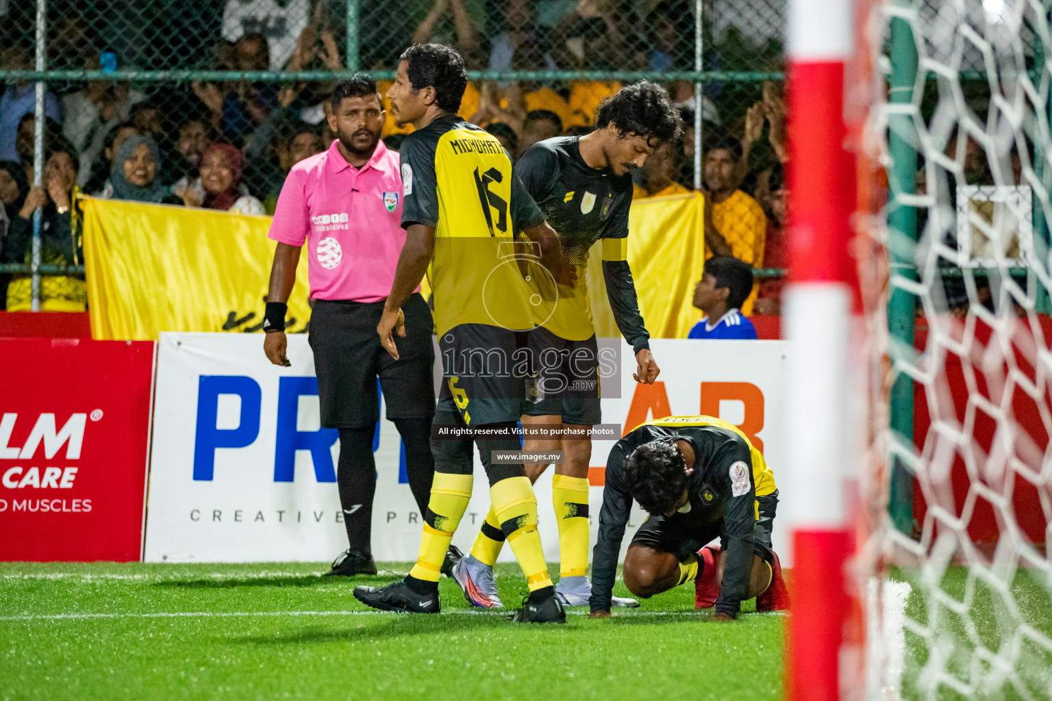 Club WAMCO vs RRC in Quarter Finals of Club Maldives Cup 2022 was held in Hulhumale', Maldives on Thursday, 27th October 2022. Photos: Hassan Simah / images.mv