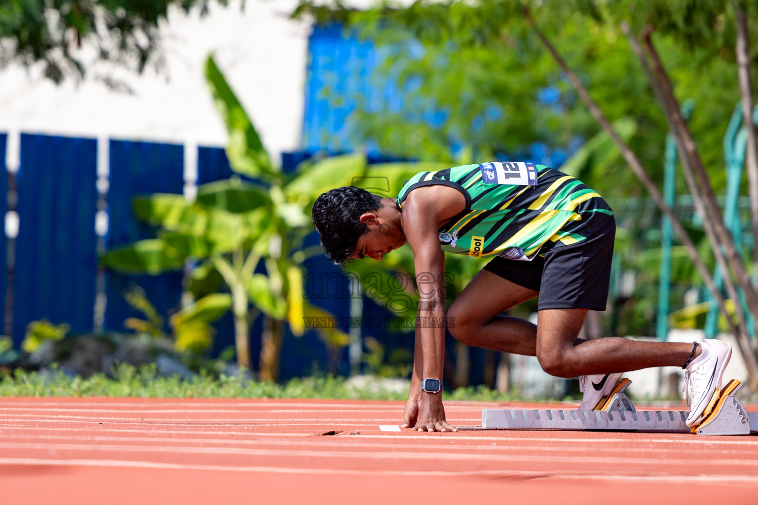 Day 2 of MWSC Interschool Athletics Championships 2024 held in Hulhumale Running Track, Hulhumale, Maldives on Sunday, 10th November 2024. 
Photos by:  Hassan Simah / Images.mv