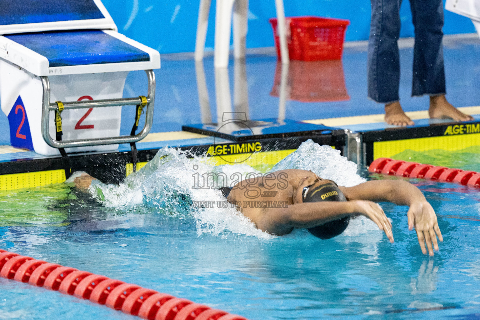 Day 4 of 20th Inter-school Swimming Competition 2024 held in Hulhumale', Maldives on Tuesday, 15th October 2024. Photos: Ismail Thoriq / images.mv