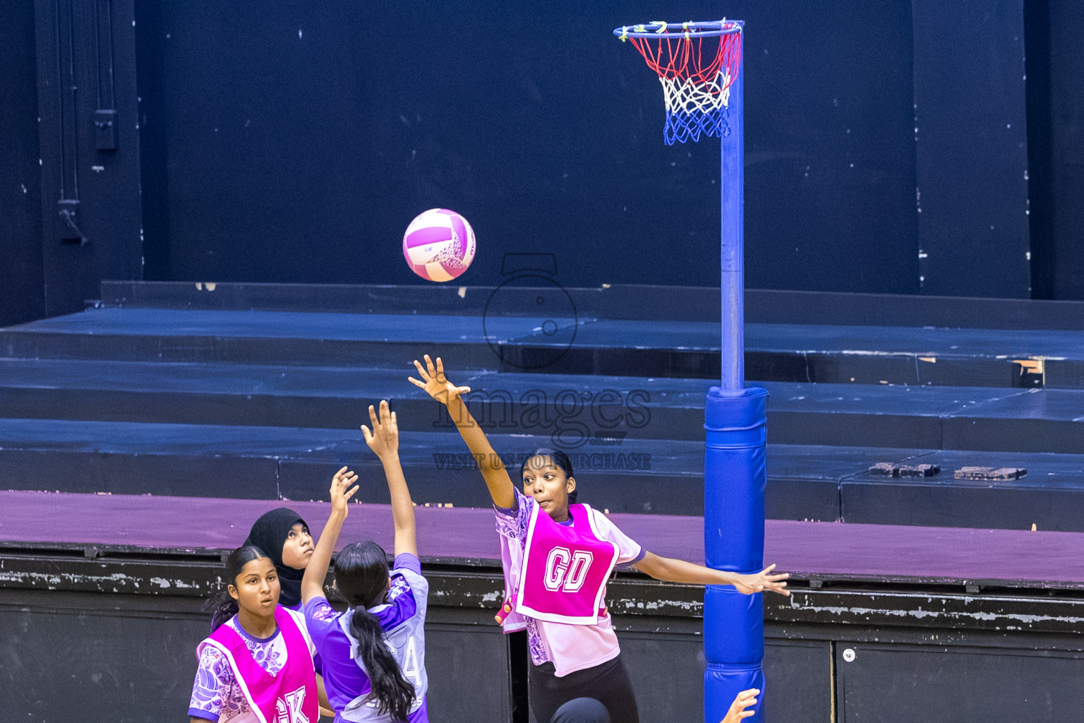 Day 9 of 24th Milo Netball Association Championship was held in Social Center at Male', Maldives on Tuesday, 9th September 2025. Photos: Mohamed Mahfooz Moosa / images.mv