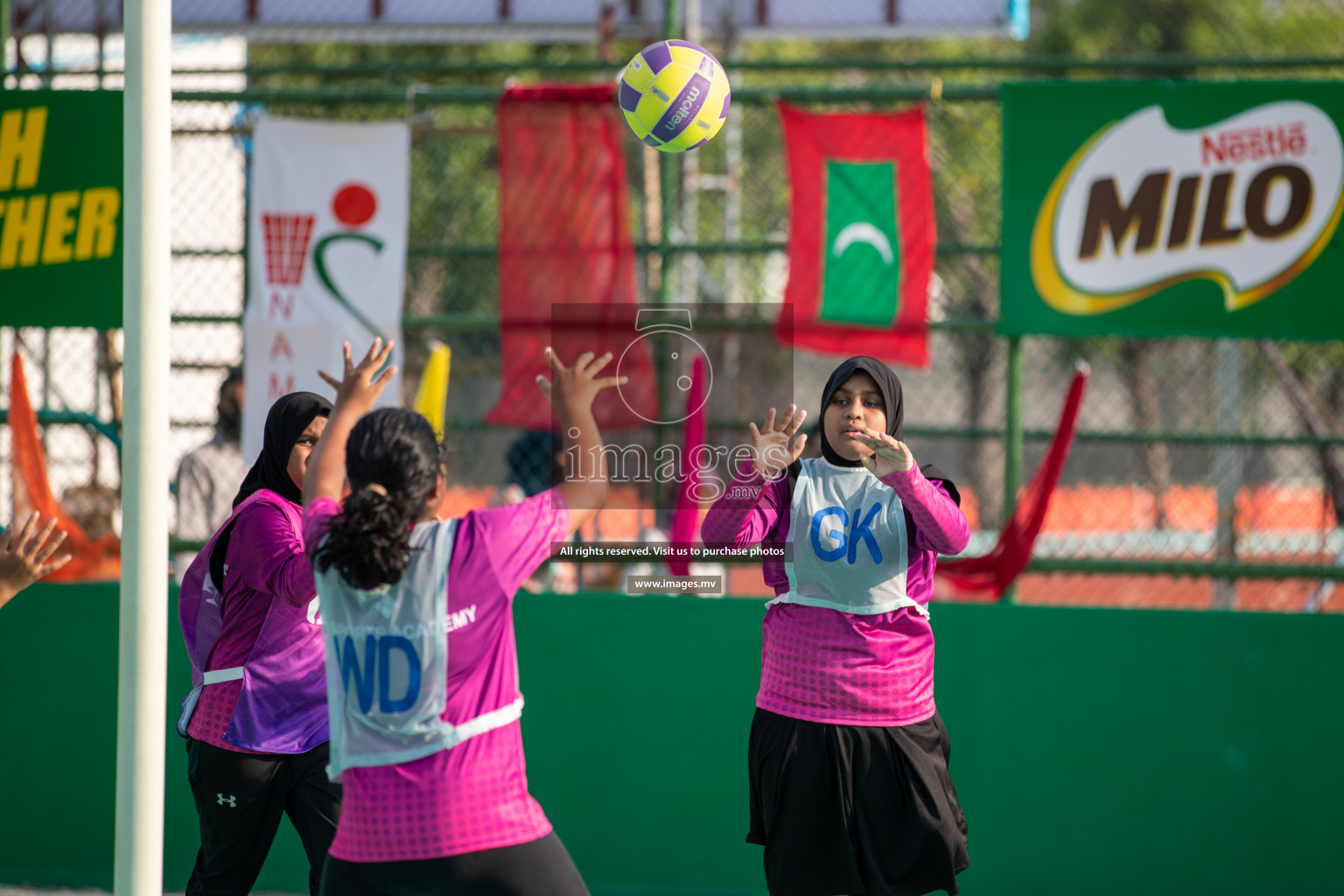 Day 7 of Junior Netball Championship 2022 on 11th March 2022 held in Male', Maldives. Photos by Nausham Waheed & Hassan Simah