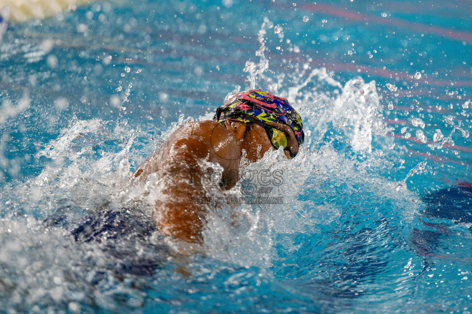 Day 4 of National Swimming Championship 2024 held in Hulhumale', Maldives on Monday, 16th December 2024. 
Photos: Hassan Simah / images.mv