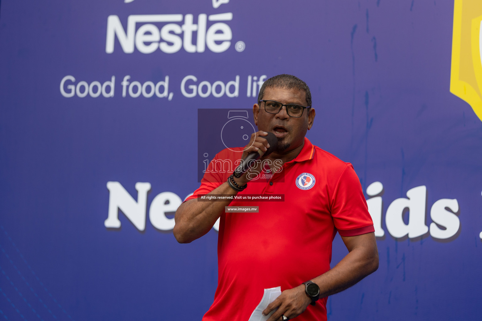 Day 1 of Nestle kids football fiesta, held in Henveyru Football Stadium, Male', Maldives on Wednesday, 11th October 2023 Photos: Shut Abdul Sattar/ Images.mv