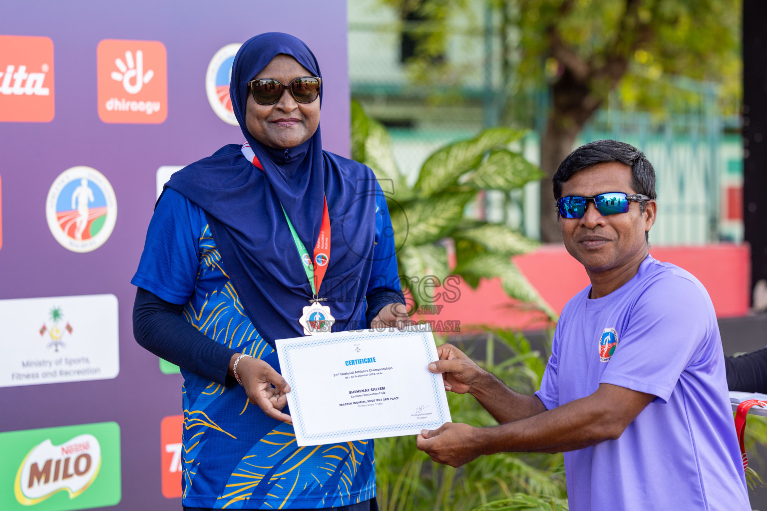 Day 3 of 33rd National Athletics Championship was held in Ekuveni Track at Male', Maldives on Saturday, 7th September 2024.
Photos: Suaadh Abdul Sattar / images.mv