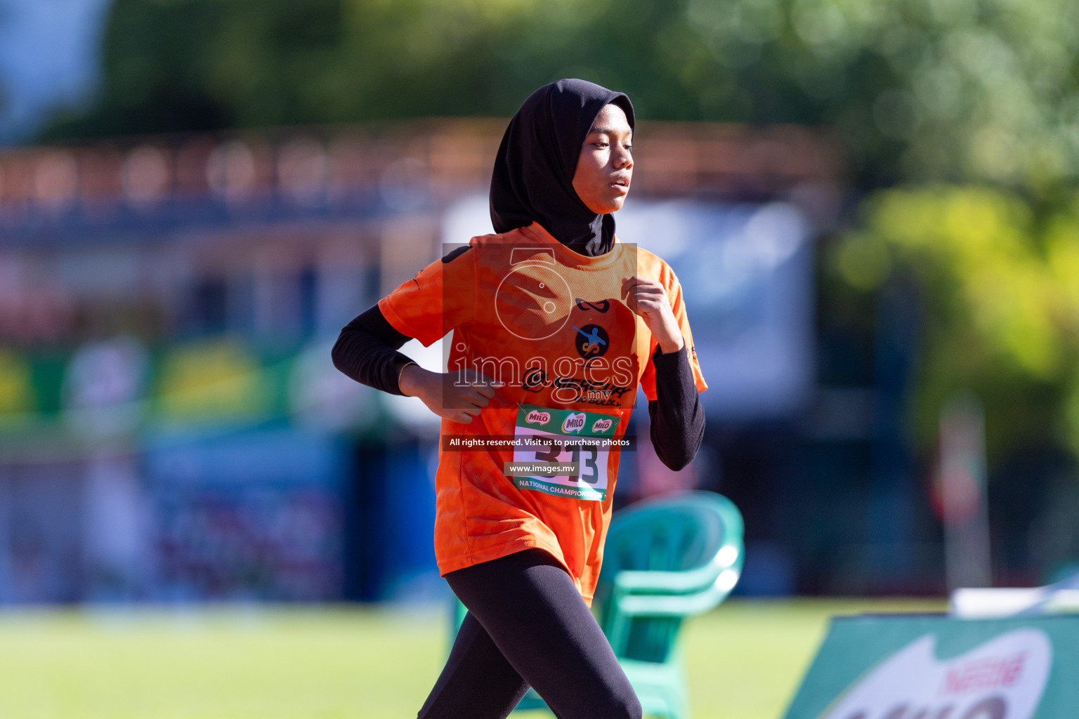 Day 2 of National Athletics Championship 2023 was held in Ekuveni Track at Male', Maldives on Saturday, 25th November 2023. Photos: Nausham Waheed / images.mv