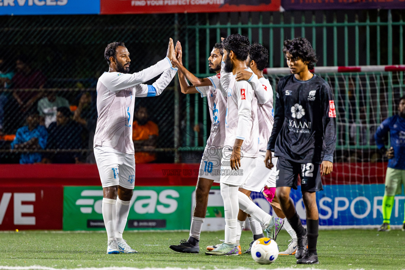 AA Thoddoo vs AA Ukulhas in Day 11 of Golden Futsal Challenge 2025 was held on Wednesday, 15th January 2025, in Hulhumale', Maldives Photos: Nausham Waheed / images.mv