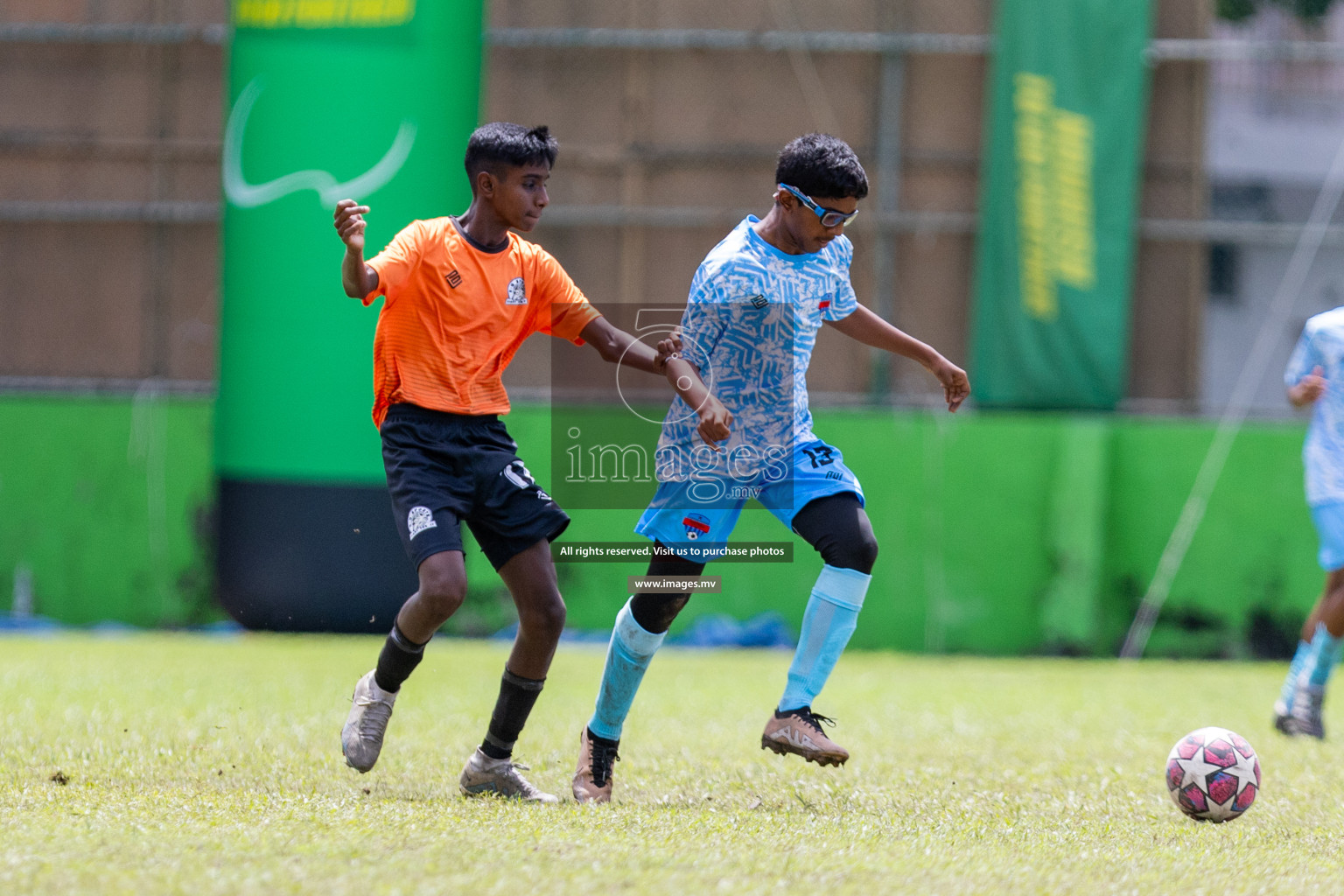 Day 2 of MILO Academy Championship 2023 (u14) was held in Henveyru Stadium Male', Maldives on 4th November 2023. Photos: Nausham Waheed / images.mv