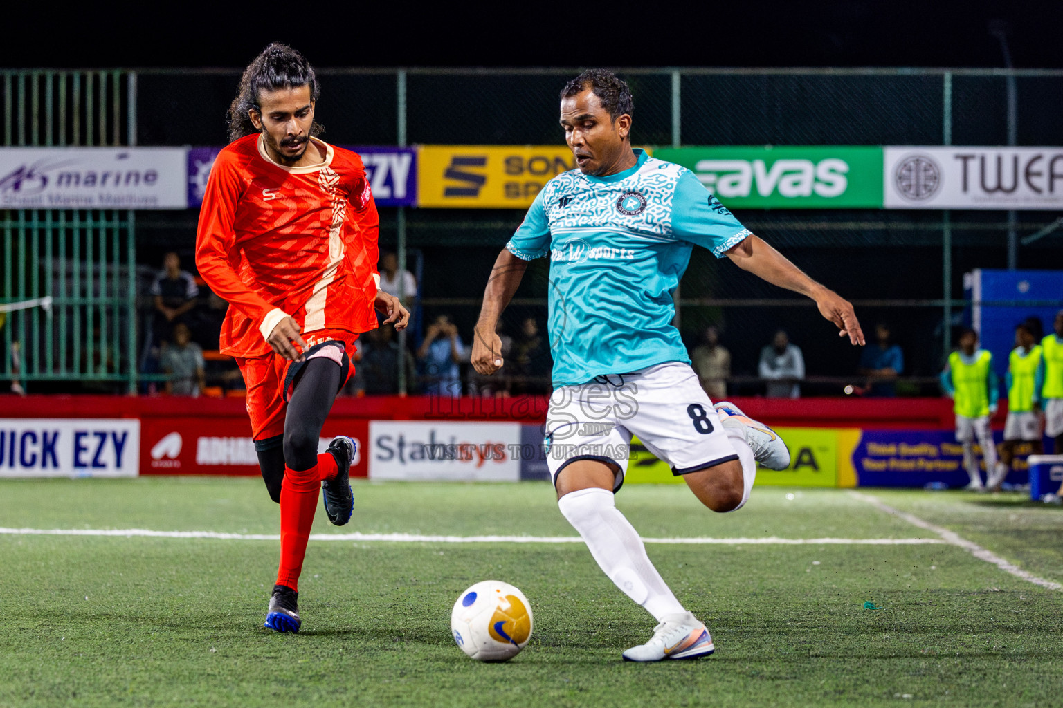 M Kolhufushi VS M Muli in Day 7 of Golden Futsal Challenge 2025 was held on Saturday, 11th January 2025, in Hulhumale', Maldives Photos: Nausham Waheed / images.mv